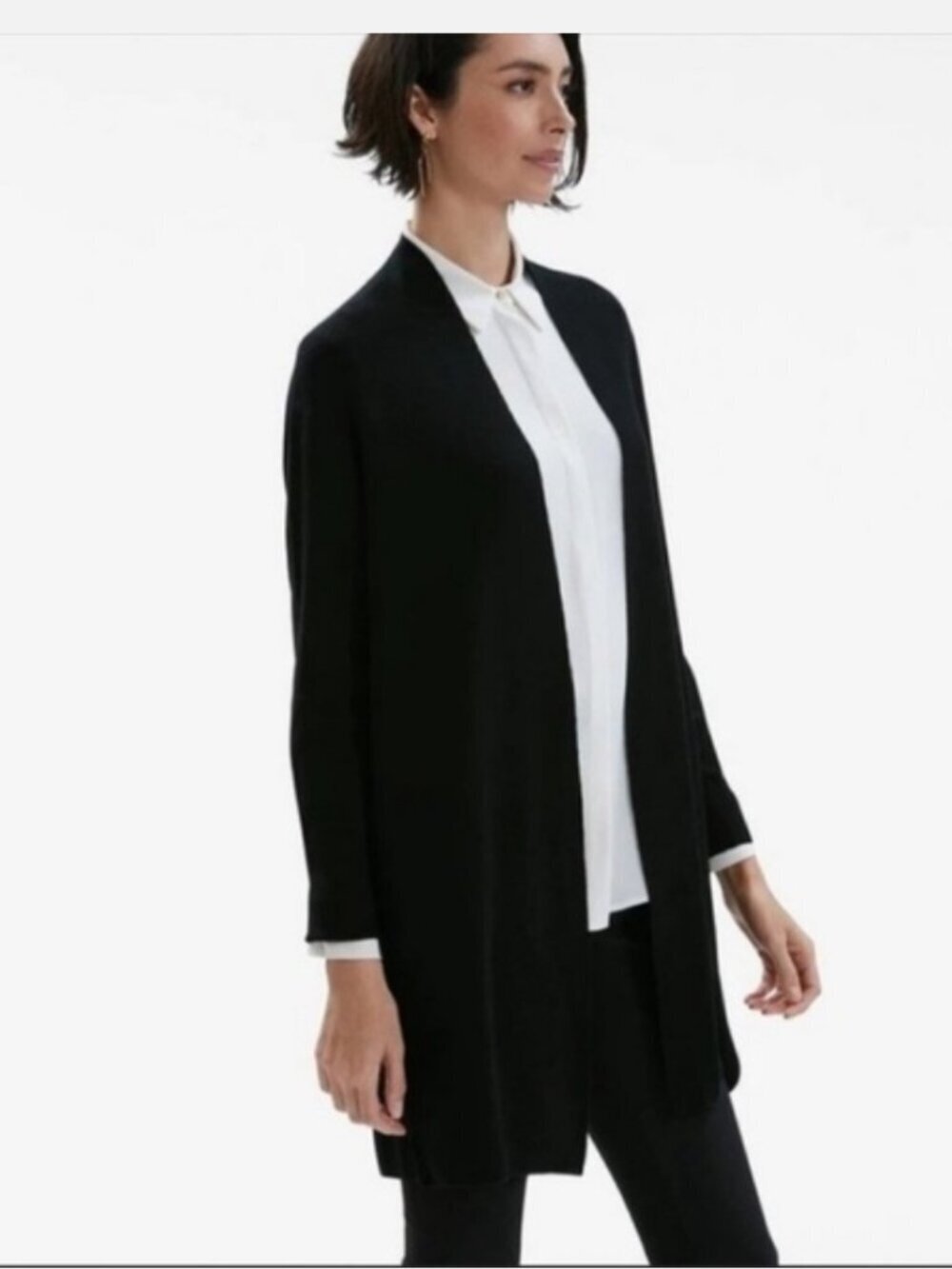 MM LaFleur Merino Wool Cardigan Duste Size Small Classic Quiet Luxury Capsule